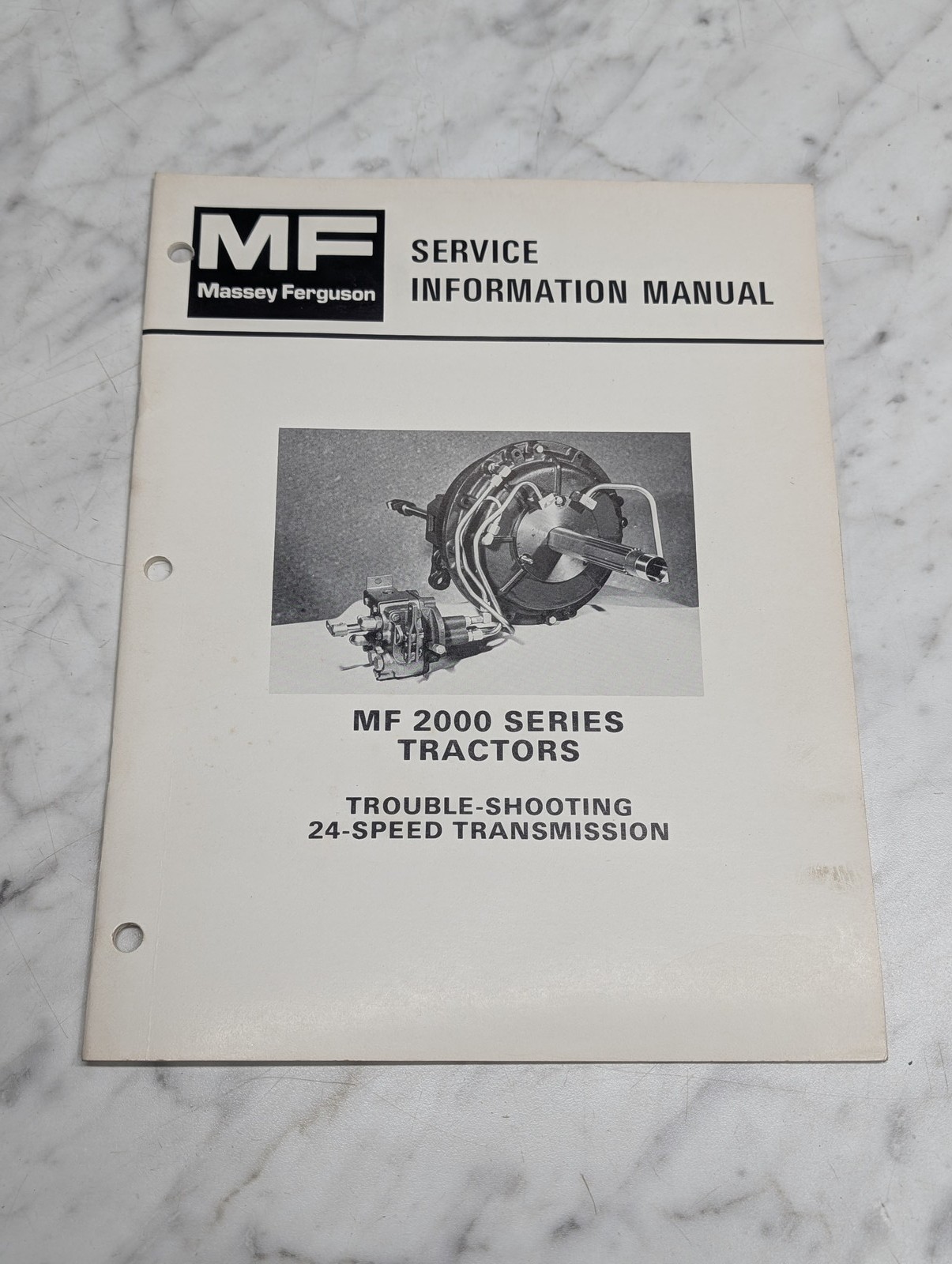 Massey Ferguson Information Manual 2000 Series Tractors Trouble Shooting Shop