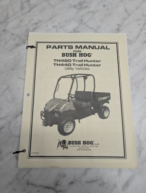 Bush Hog Th420 Trail Hunter Th440 Parts Manual List Catalog Book 2005