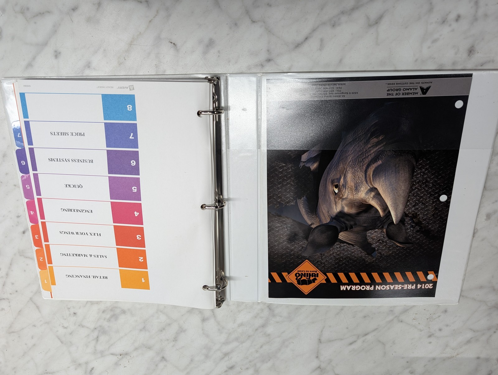 Rhino 2014 Pre Season Program Retail Pricing Sales Dealership Sales Literature