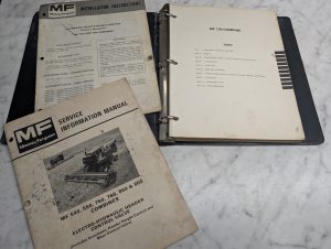Massey Ferguson Mf 760 Combine Service Manual Repair & Operator Book