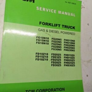 Tcm Forklift Shop Service Manual Fg Fd Fhd Fhg 10 15 18 20 23 25 28 30 N Z 18 5