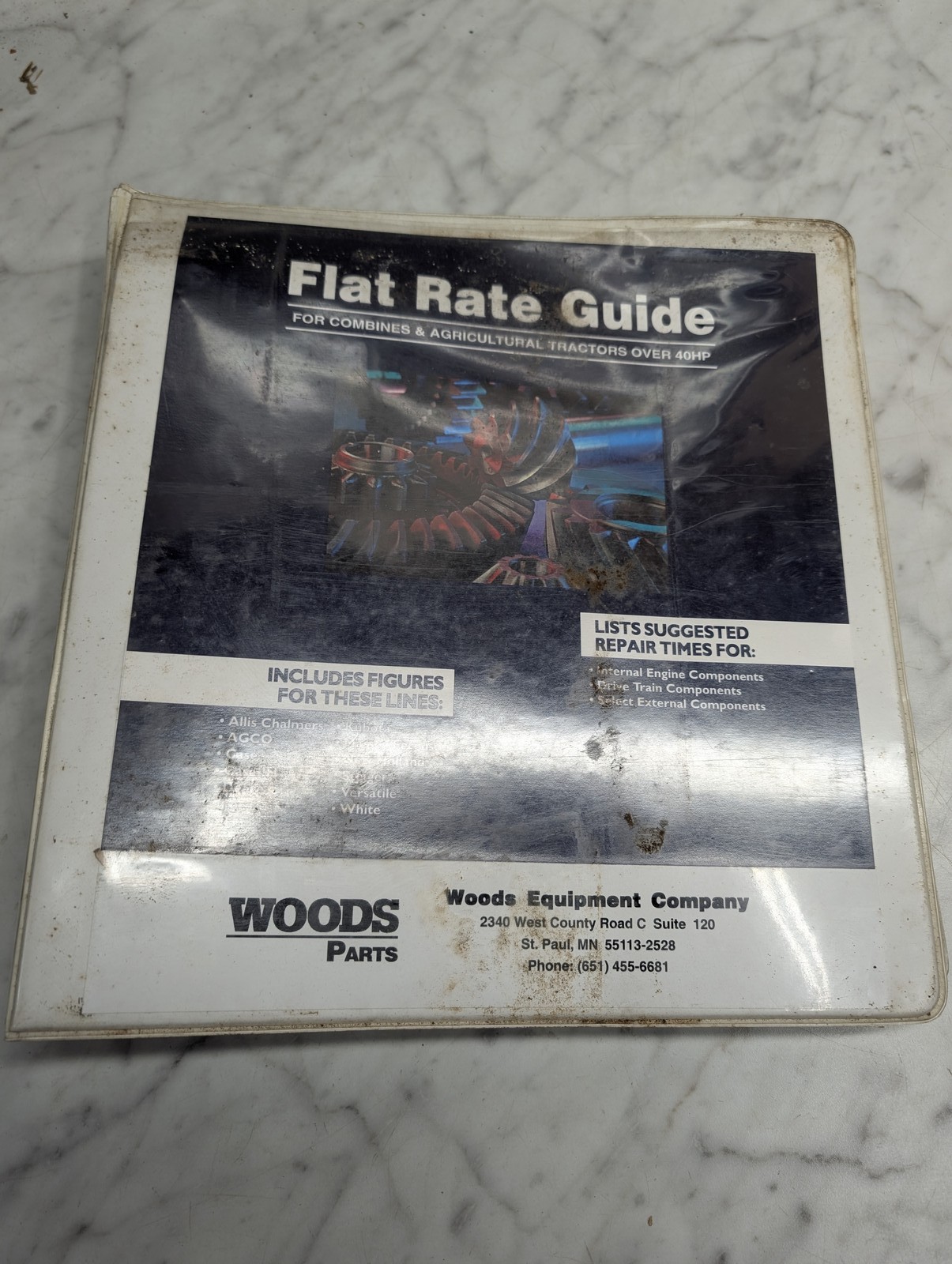 Woods Flat Rate Combines Agricultural Tractors John Deere Case Agco Manual Book