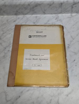 Caterpillar Cat A2893 01 711 80476 1 Trademark And Service Mark Agreement