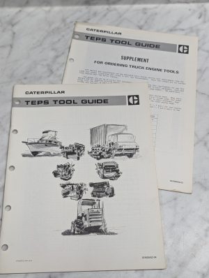 Caterpillar Cat Teps Tool Guide Supplement For Ordering Truck Engine Tools