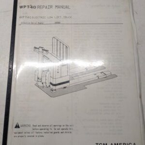 Tcm Fork Lift Truck Shop Service Repair Manual Wtp 40 1988 Low Lift