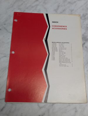 Index Convenience Accessories Miscellaneous 10 064 A91 029 Massey Ferguson