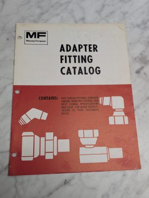 Massey Ferguson Mf Adapter Fitting Catalog Literature Specs Features Info