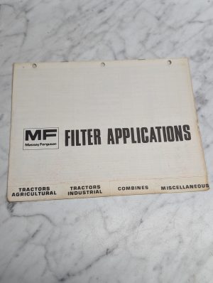 Massey Ferguson Mf Filter Applications Tractors Agricultural Industrial Combines