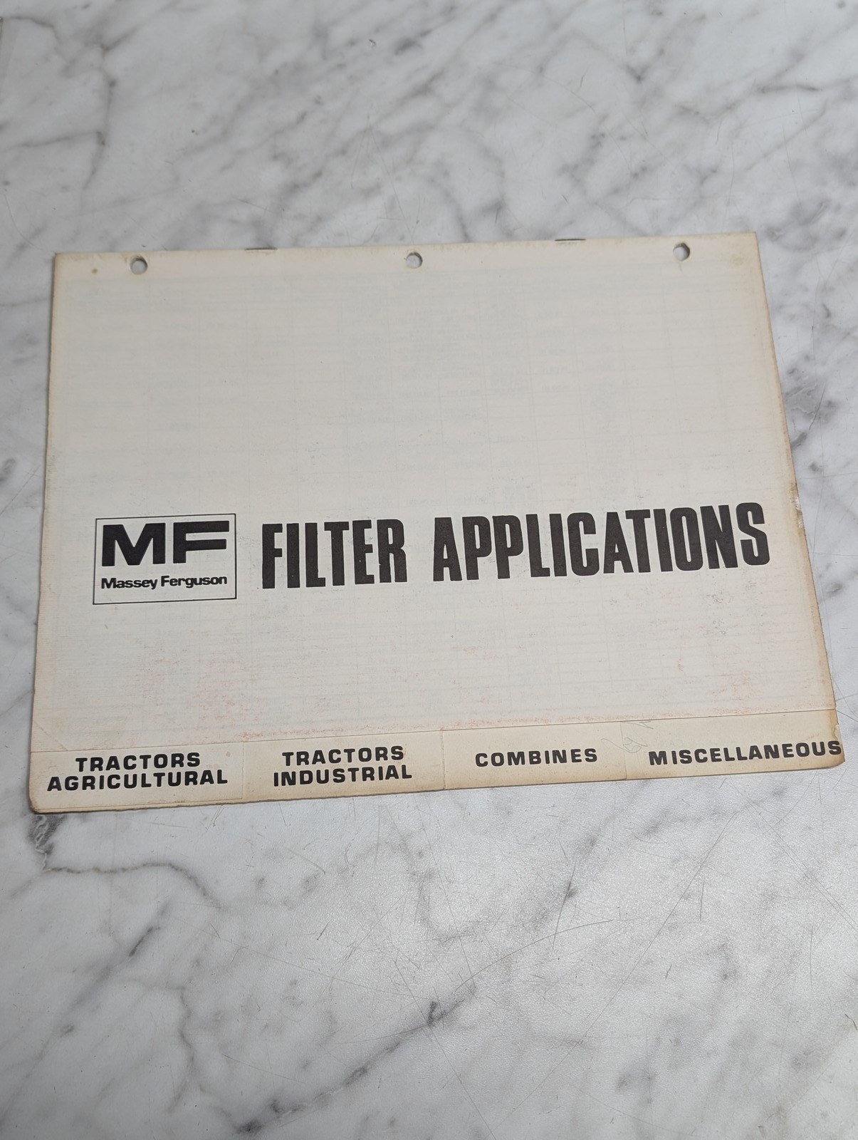 Massey Ferguson Mf Filter Applications Tractors Agricultural Industrial Combines