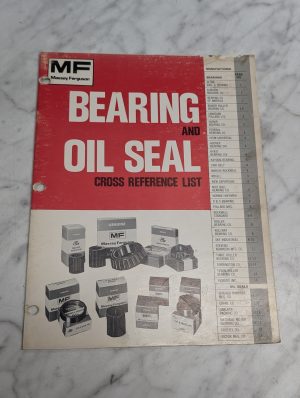 Massey Ferguson Mf Bearing Oil Seal Cross Reference List 763402 M1 83497