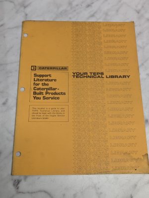 Caterpillar Cat Your Teps Technical Library Manual Service Repair