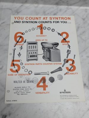 Syntron Parts Counter System Bulletin 419672 Fmc Division