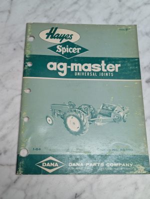 Hayes Spicer Ag Master Universal Joints Catalog No Ag380 1 64 Dana