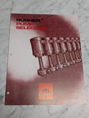 Gusher Pump Selector Pumps Bulletin 7800 Sales Literature