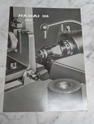 Hamai 15A Jmd Japan Machine Tool Builders Dai-Ichi Sales Brochure Literature