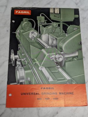 Fagril 600 800 Universal Grinding Machine Sales Brochure Literature