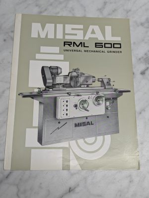 Misal Rml 600 Universal Mechanical Grinder Sales Brochure Literature