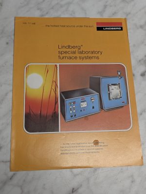 Lindberg Special Laboratory Furnace Systems Sales Brochure Literature