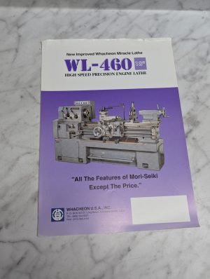 Whacheon Wl 460 18 High Speed Precision Engine Lathe New Improved Miracle
