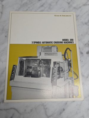 Goss Deleeuw Model 390 3 Spindle Automatic Chucking Machines