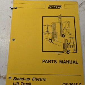 Schaeff Fork Lift Truck Service Parts List Book Manual Ce-3045 C 1991