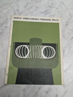 Sweco Vibro-Energy Finishing Mills Sales Literature Brochure