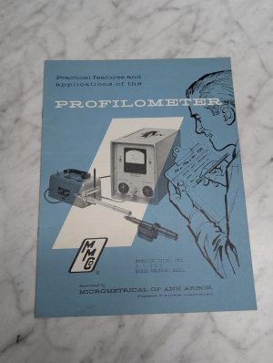Micrometrical Profilometer Practical Features Sales Literature Brochure