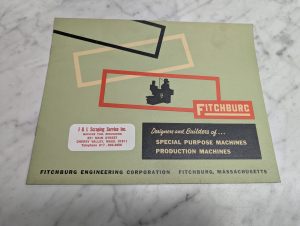 Fitchburg Engineering Special Purpose Machines Sales Literature Brochure