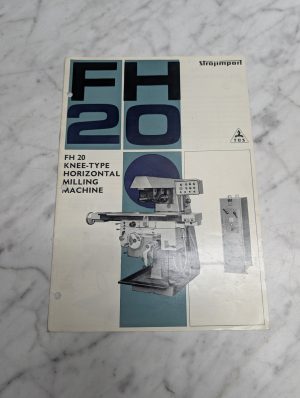 Strojimport Fh 20 Knee-Type Horizontal Milling Machine Fh20 Tos Sales Brochure