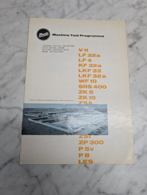 Hurth V 11 Lf 32A 4 Kf Lkf 33 Wf 10 Srs 400 Sales Brochure Literature Catalog