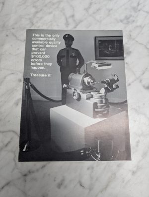 Stocker & Yale Quality Control Device Prevent 100 000 Sales Brochure Literature