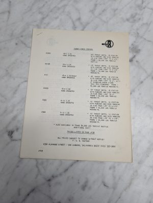 Rotex Turret Punch Presses 18 C A R 12 Hand Operated Price List Sales