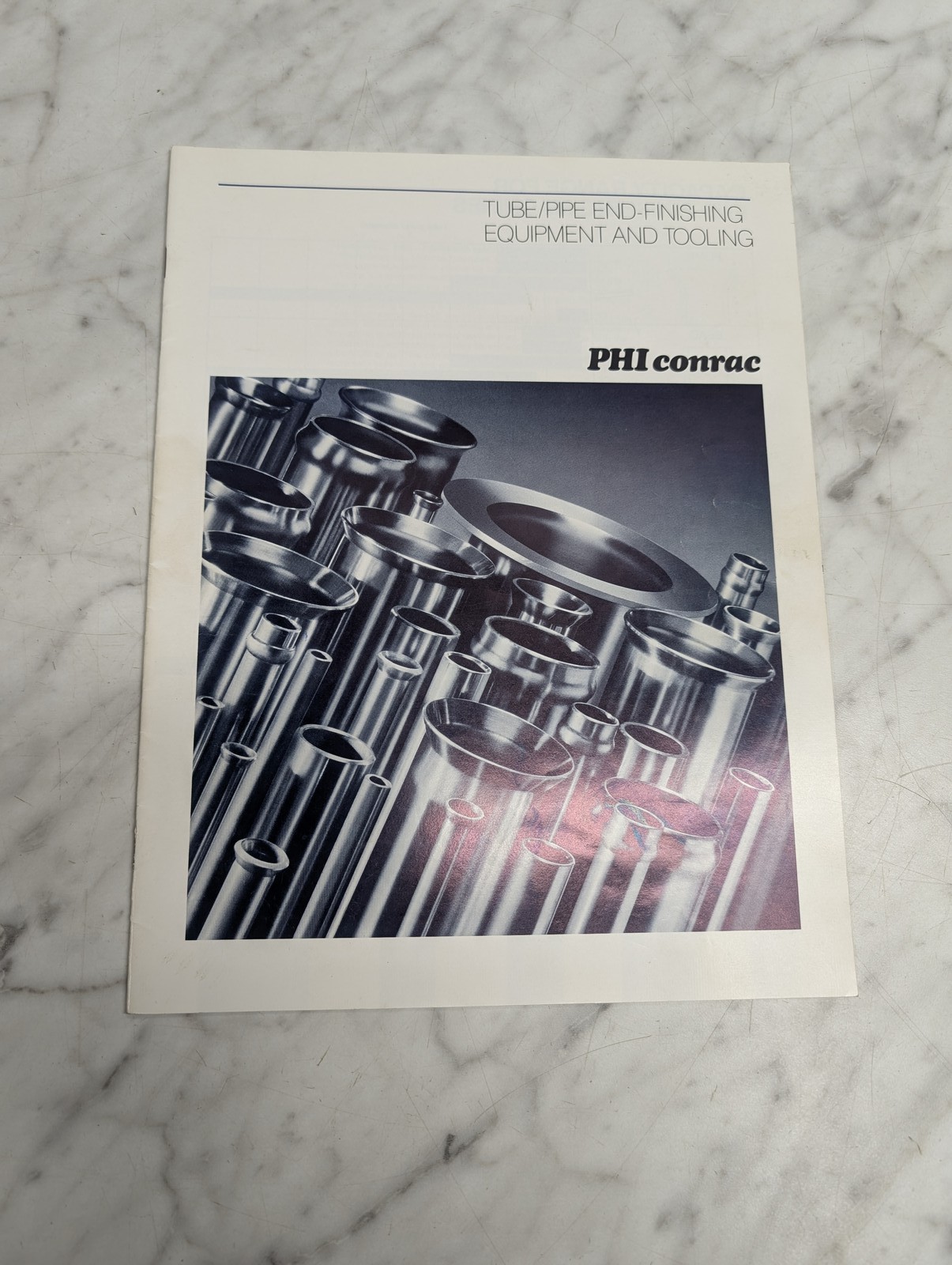 Phi Conrac Tube Pipe End Finishing Equipment Tooling Sales Brochure Literature