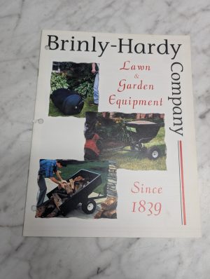 Brinly-Hardy Lawn Garden Equipment Since 1839 Sales Brochure Literature