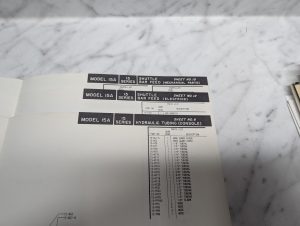 Model 15A 15 Series Shuttle Bar Feed Parts List Sheet No 10 12 8 Monarch