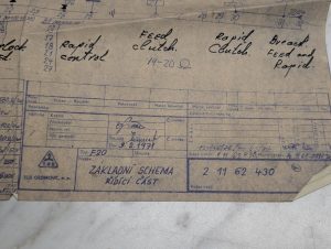 Tos F20 2 11 62 430 Zakladni Schema Ridici Cast Rapid Feed Clutch