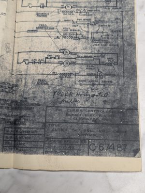White Yoder Horizontal Mill The Clapper Controller Synchro Desk C 67487