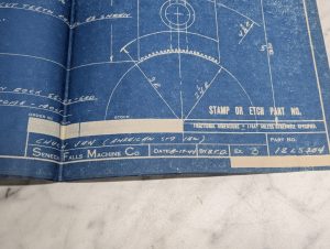 Seneca Falls Machine Chuck Jaw American Std Vam Part No 12Ls204 Date 6 17 44