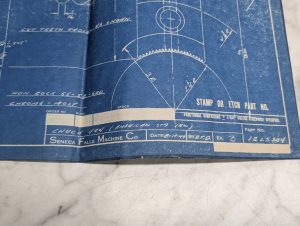 Seneca Falls Machine Chuck Jaw American Std Form Part No 12L5204 Date 6 17 44