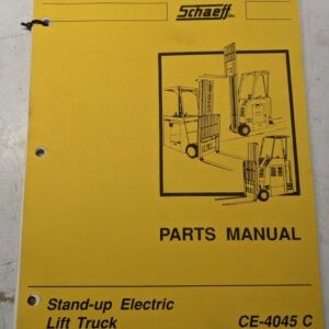 Schaeff Fork Lift Truck Service Repair Parts List Book Manualce 4045 C Catalog
