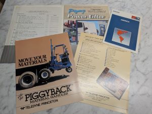 Teledyne Princeton Pigmy Power Lifter Impulse Iii Three Wheel Specifications