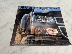 An American Revolution 2005 Silverado Chevrolet Sales Brochure Catalog