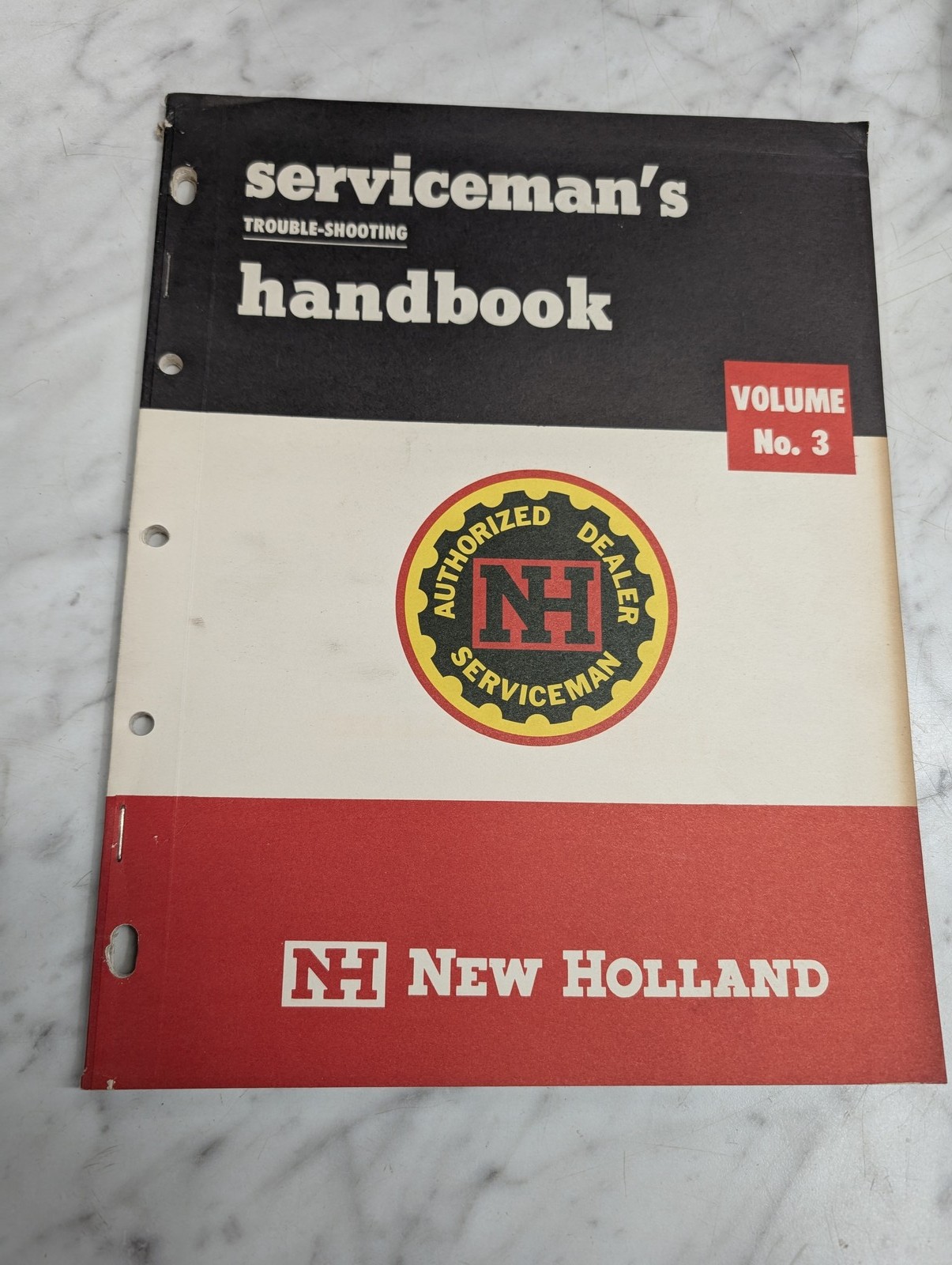 New Holland Nh Servicemans Trouble Shooting Handbook Volume No 3 Service