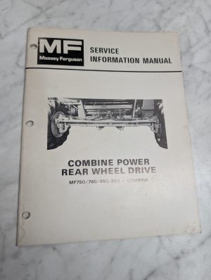 Massey Ferguson Mf Mf750 760 Combine Power Rear Wheel Drive