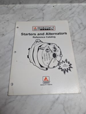 Agco Heritage Parts Starters Alternators Reference Catalog Literature Specs Info