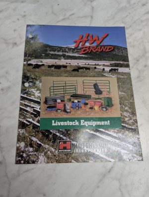 Hutchison Hw Brand Livestock Equipment Sales Brochure Literature Catalog