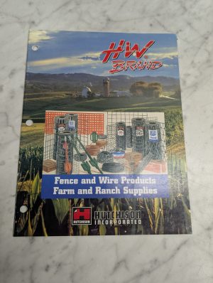 Hw Brand Hutchison Products Farm Ranch Supplies Sales Literature Catalog