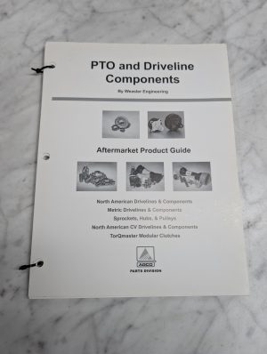 Agco Pto Driveline Components Aftermarket Product Guide Weasler Engineering