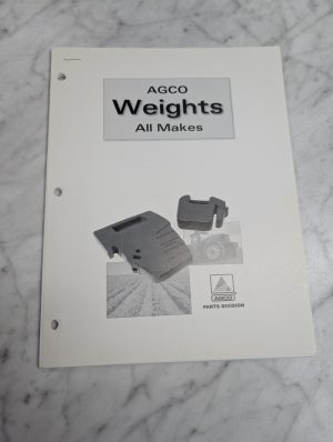 Agco Weights All Makes Parts Division Sales Brochure Catalog Literature