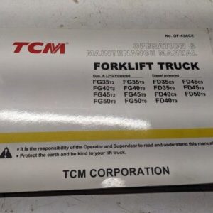 Tcm Fork Lift Operation Maintenance Manual Fg Fd 35 40 45 50 T 2 9 C 2004 43Ace